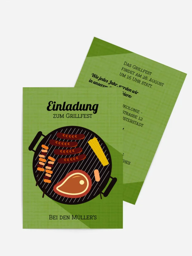 Einladung zum Sommerfest Grillsaison