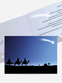 Weihnachten Einladungskarte Geschäftlich drei hl. Könige