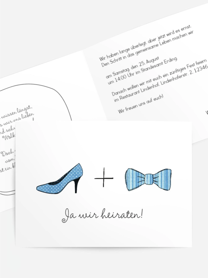 High Heel und Fliege