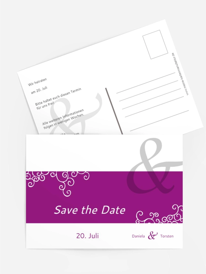 Save the Date Band der Liebe