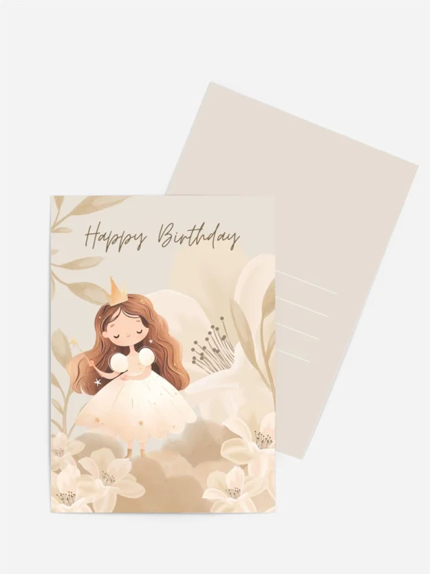 Geburtstagskarte mit Feen-Motiv Geburtstagskarte mit Feen-Motiv
