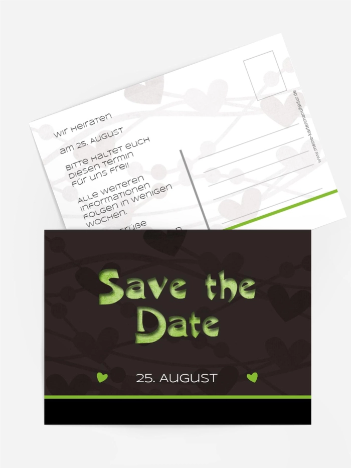 Save the Date wilde Herzen