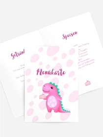 Menükarte Geburtstag Der Drache gratuliert!