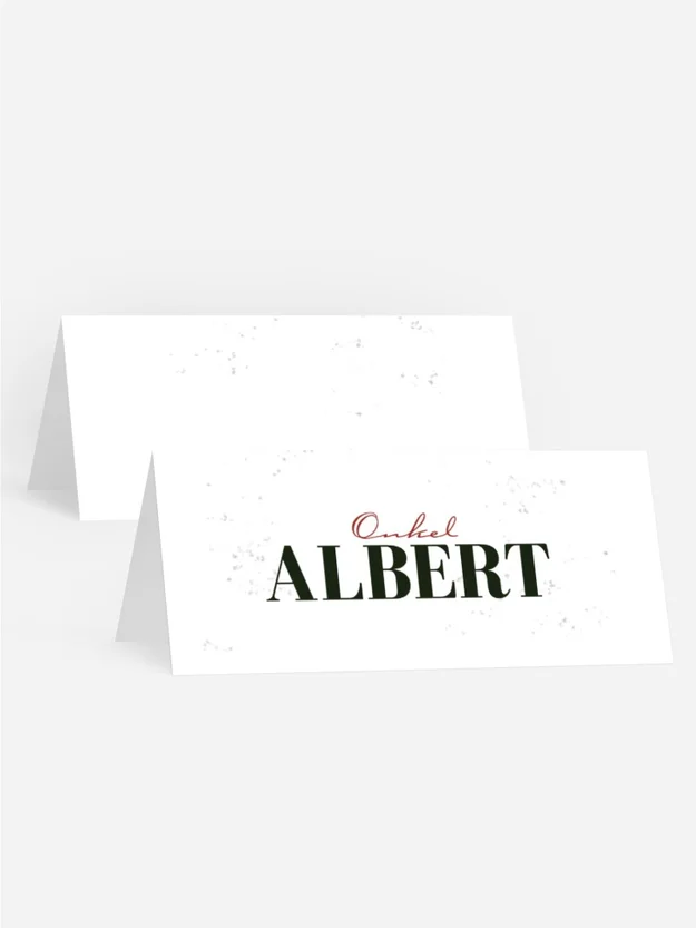 Tischkarte Weihnachten Weihnachtsstimmung