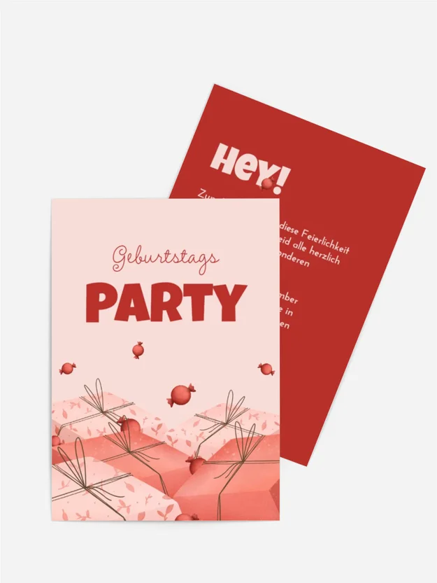 Geburtstagseinladung  Viele Geschenke