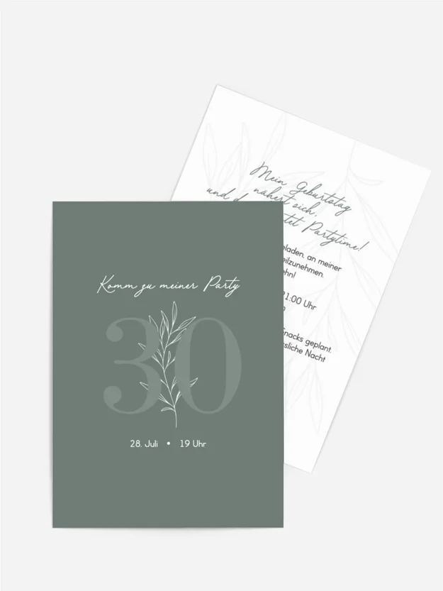 Geburtstagseinladung Gesundheit