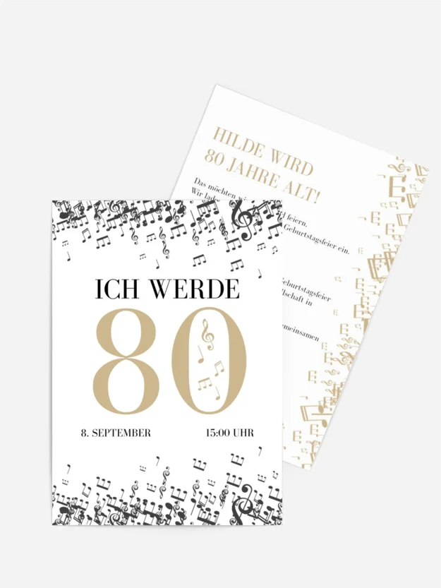 Geburtstagseinladung Daube