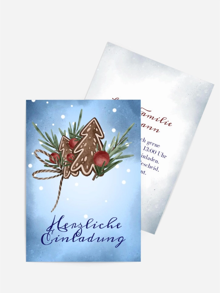 Einladung Weihnachten Weihnachtssocke