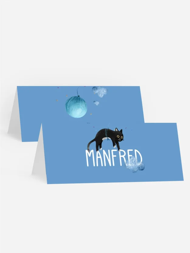 Tischkarte Geburtstag Komische Wolken Tischkarte Geburtstag Komische Wolken