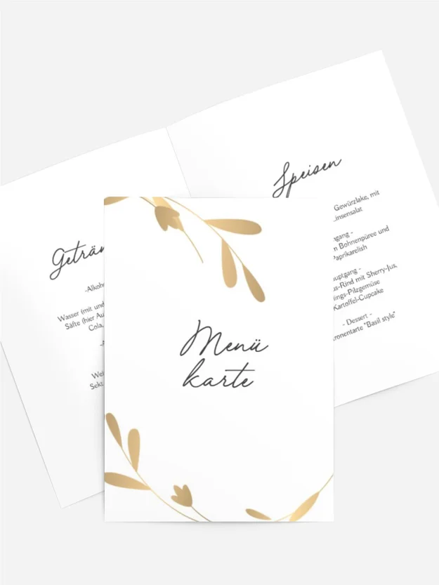 Menükarte Geburtstag Kluger Blick