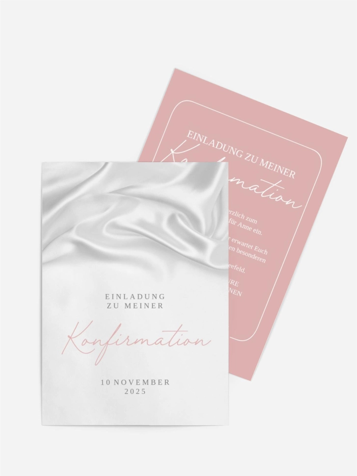 Einladungskarte Konfirmation Heiliger Schleier Einladungskarte Konfirmation Heiliger Schleier