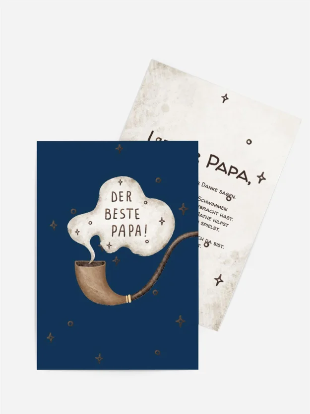 Vatertagskarte Rauchpfeiffe Vatertagskarte Rauchpfeiffe