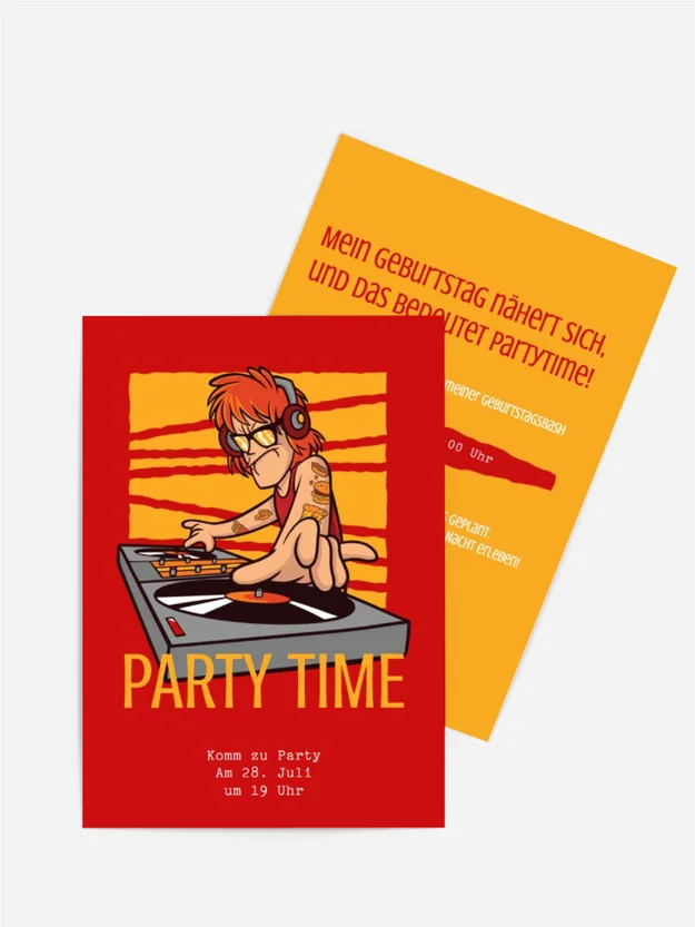 Geburtstagseinladung Tanzmusik Geburtstagseinladung Tanzmusik