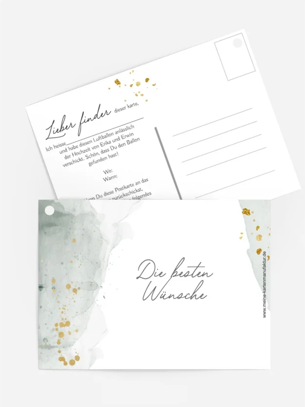 Ballonflugkarte Grüner Nebel Ballonflugkarte Grüner Nebel