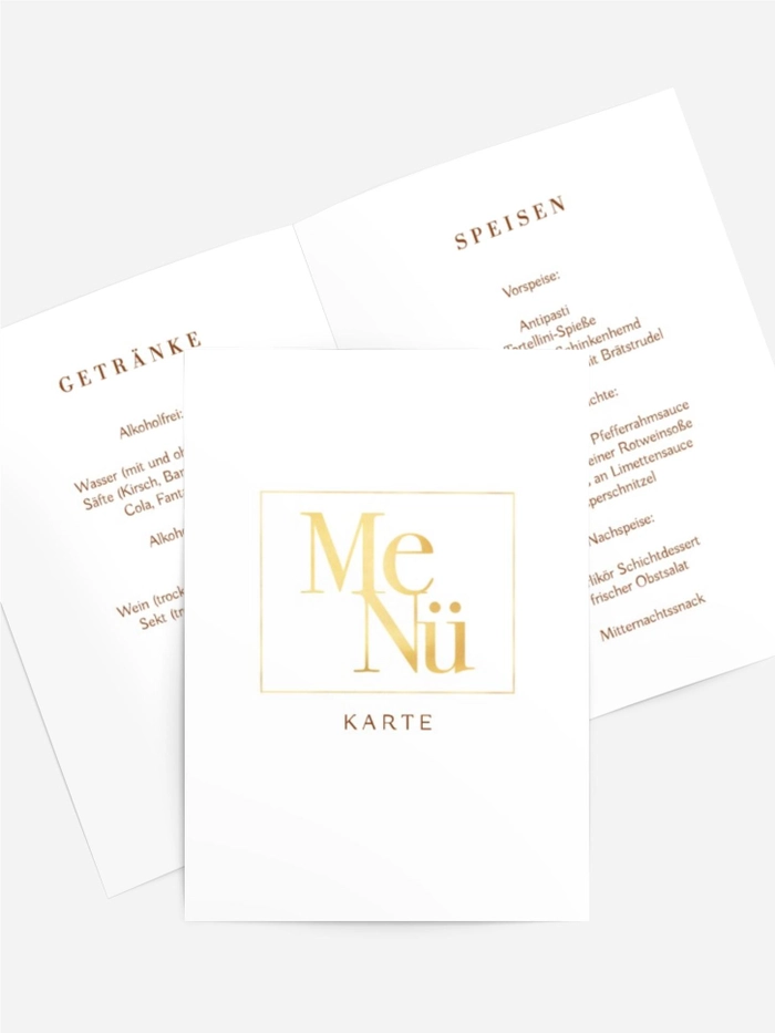 Menükarte Taufe Goldene Taufe Menükarte Taufe Goldene Taufe