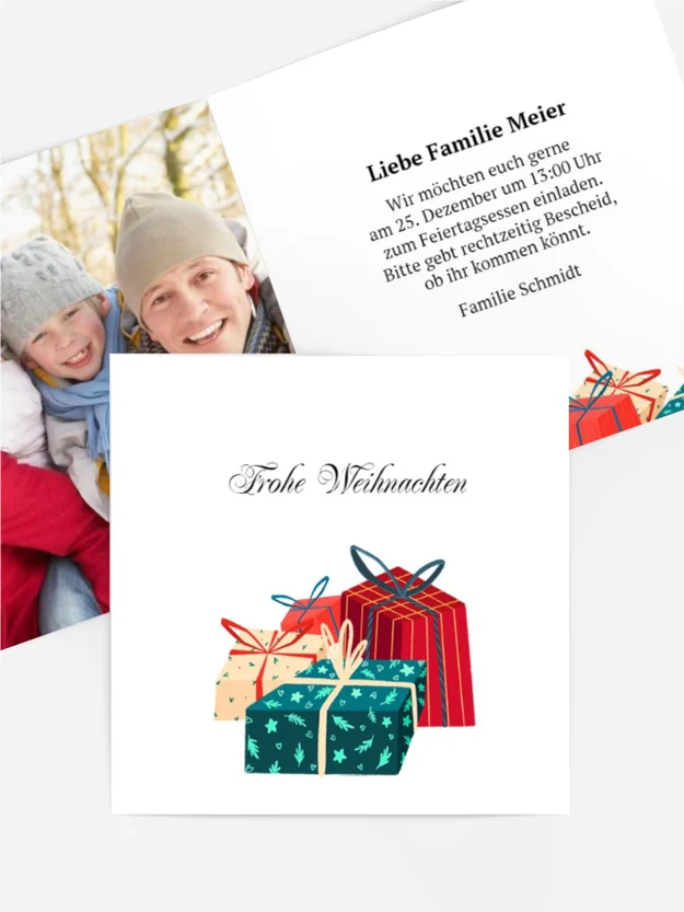 Foto Weihnachtseinladung Oh, Tannenbaum