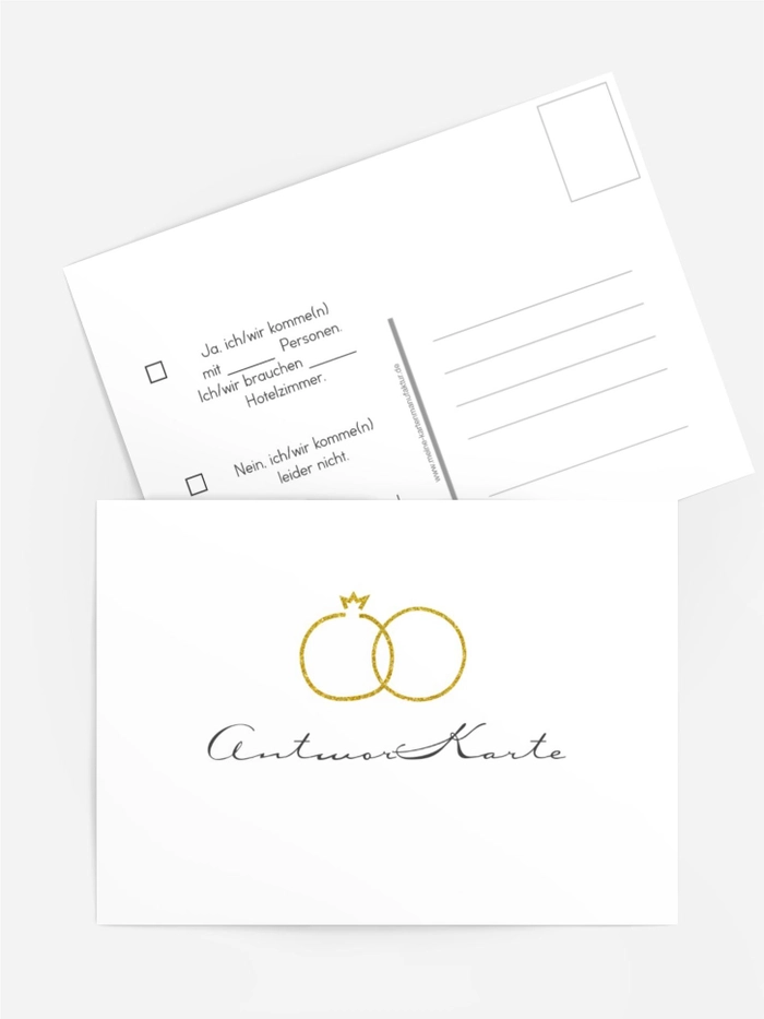 Antwortkarte Kreis-Ringe