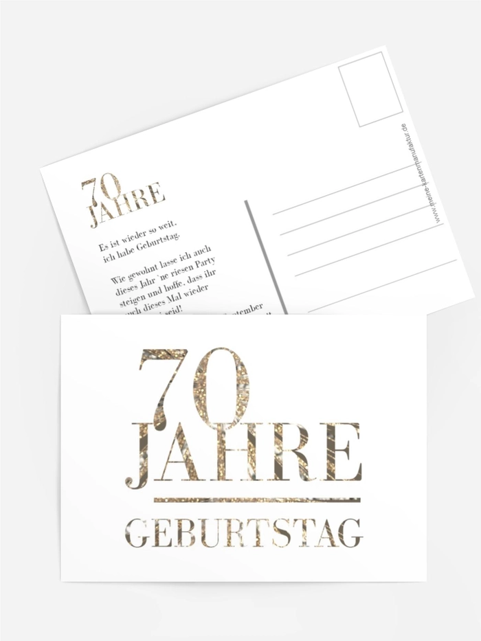 Geburtstagseinladung Glamour Abend