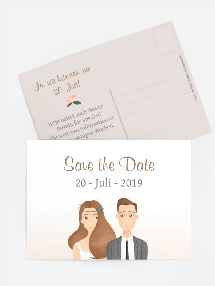 Save the date Für immer Eins