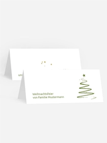 Weihnachtstischkarte Wunderbaum Weihnachtstischkarte Wunderbaum
