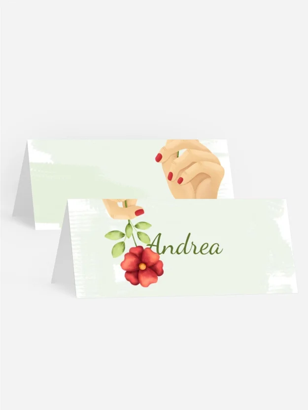 Tischkarte Geburtstag Rote Stimmung Tischkarte Geburtstag Rote Stimmung