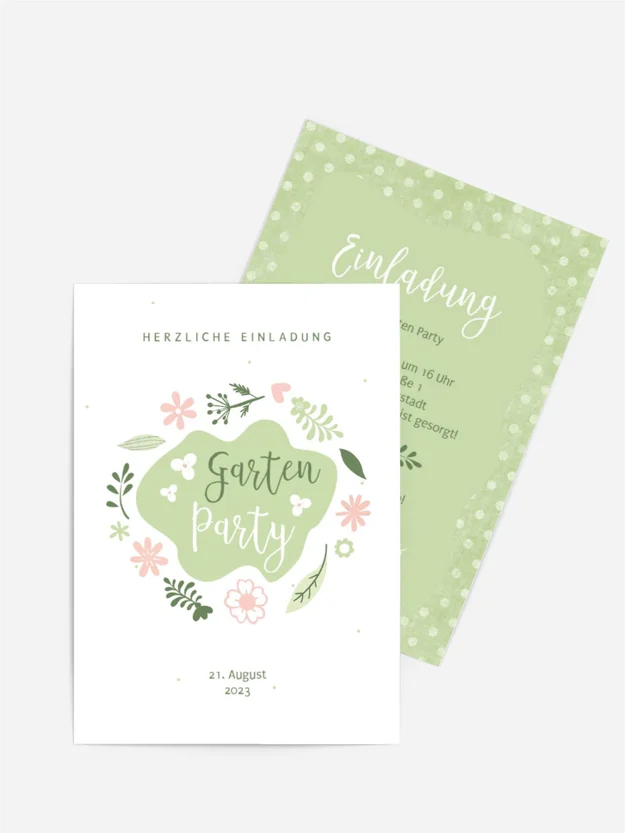 Einladung Sommerfest Sommergarten