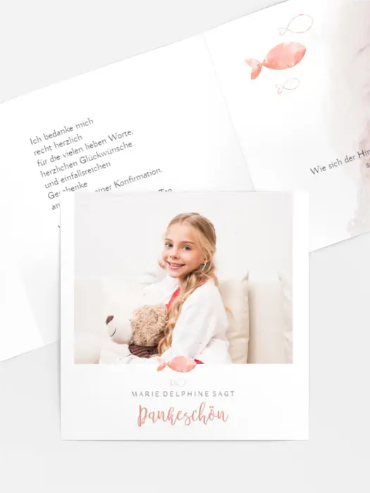 Dankeskarte Konfirmation Hope
