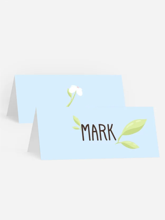 Tischkarte Geburtstag Katzenpfötchen