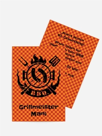 Geburtstagskarte BBQ
