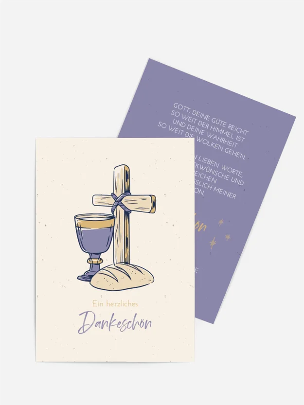 Dankeskarte Firmung Leib Christi
