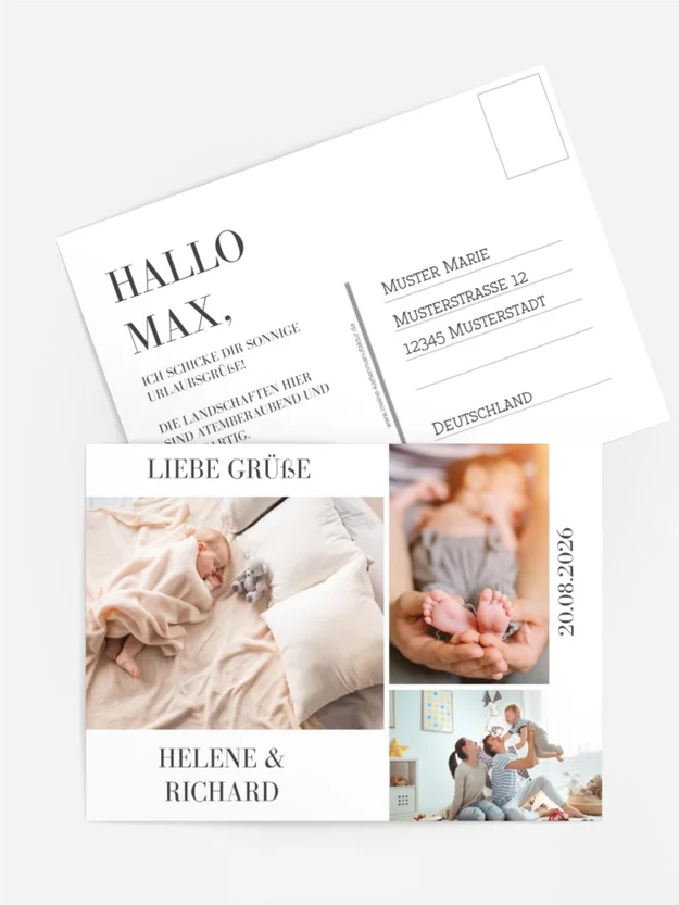 Fotopostkarte In der Luft der Liebe Fotopostkarte In der Luft der Liebe