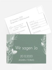Antwortkarte Wintertag