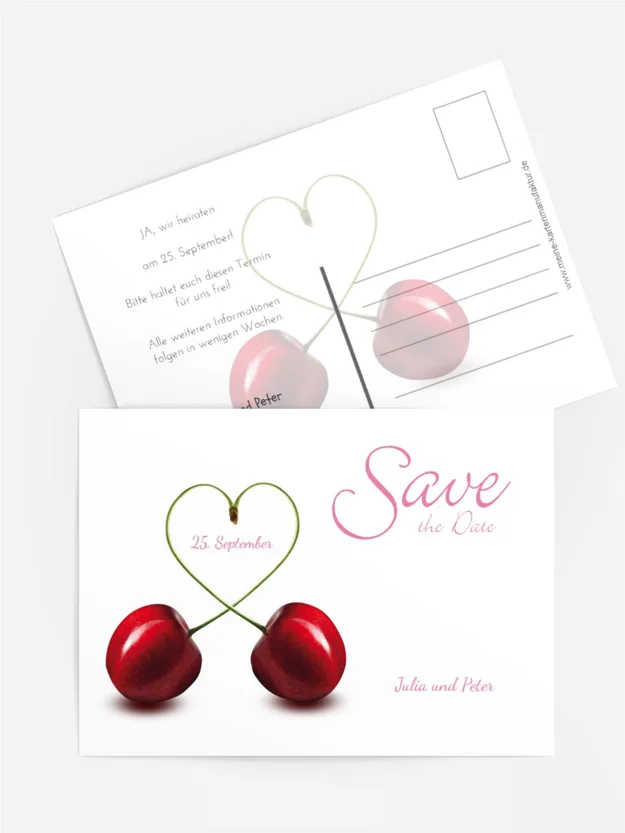 Save the Date Kirsche