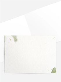 Grün Gold Pastell Karte