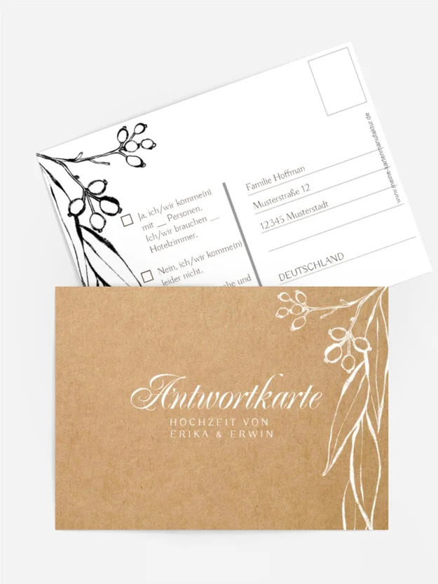 Antwortkarte Goldstaub