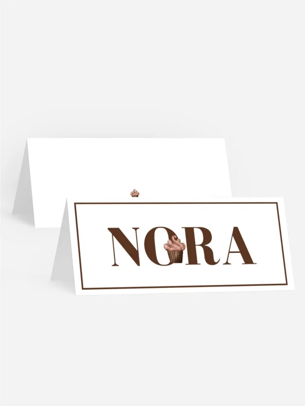 Tischkarte Geburtstag  Lächeln des Lebens