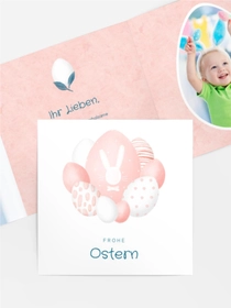 Osterkarte Eierhasen 2