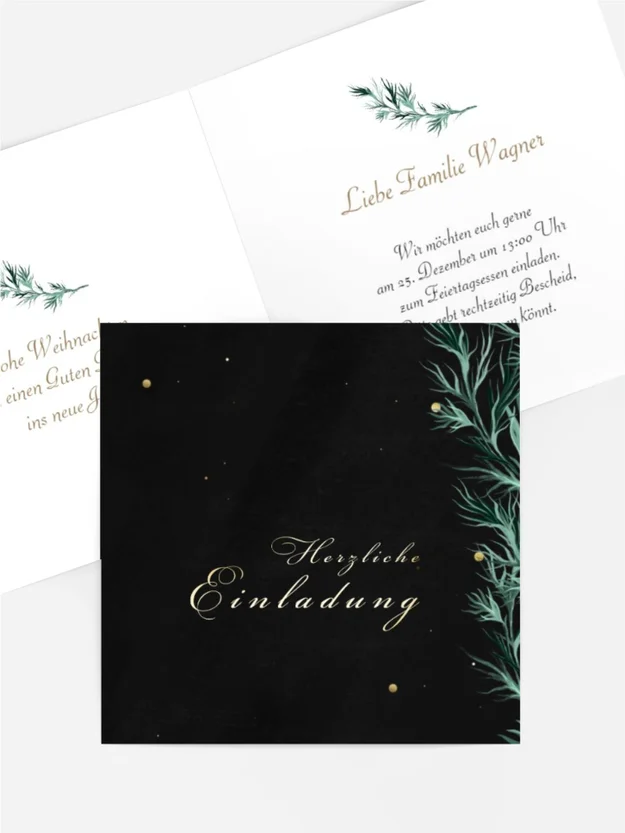 Einladung Weihnachten Laßt uns feiern! Einladung Weihnachten Laßt uns feiern!