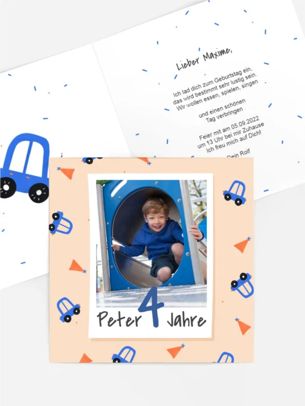Geburtstagseinladung Autotraum Geburtstagseinladung Autotraum