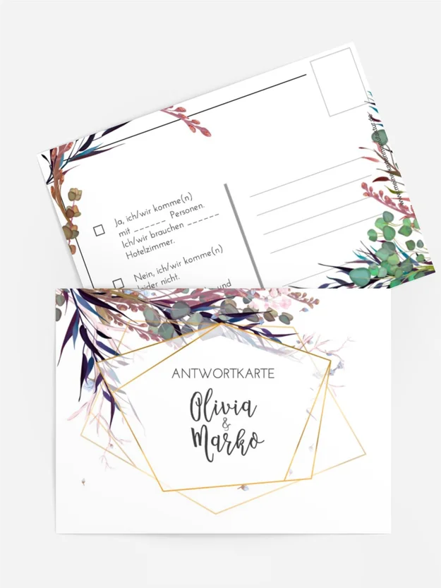 Antwortkarte Glaskasten