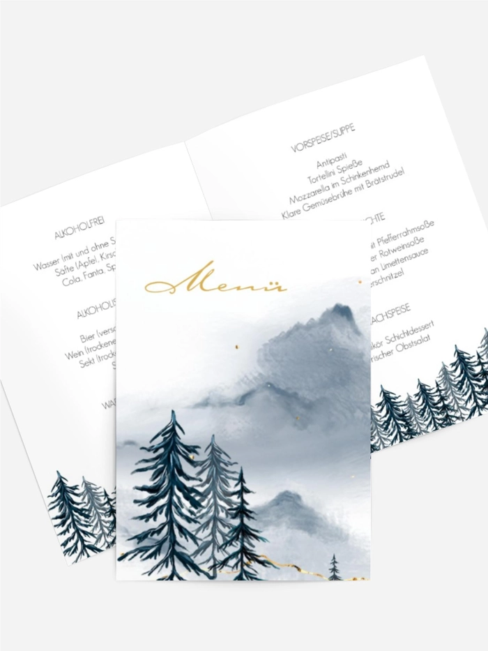 Weihnachtsmenükarte Heiliger Abend Weihnachtsmenükarte Heiliger Abend