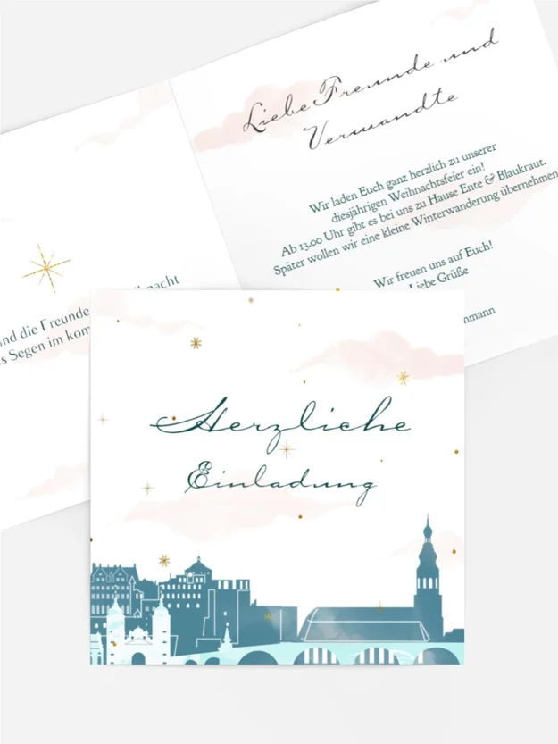 Weihnachtseinladung Weihnachten in Heidelberg 3