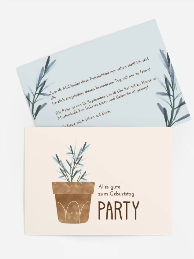 Geburtstagseinladung Musikparty