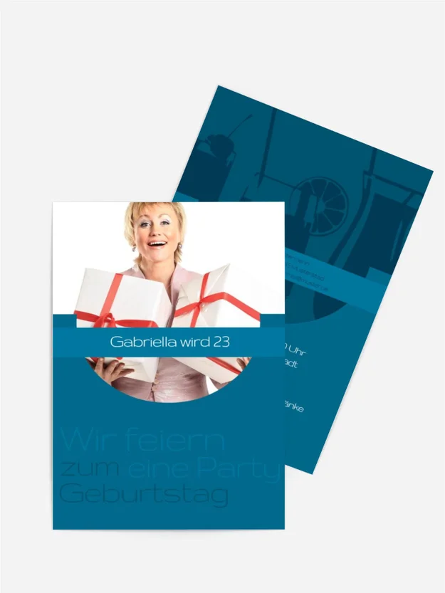 Geburtstagskarte Cocktails Foto