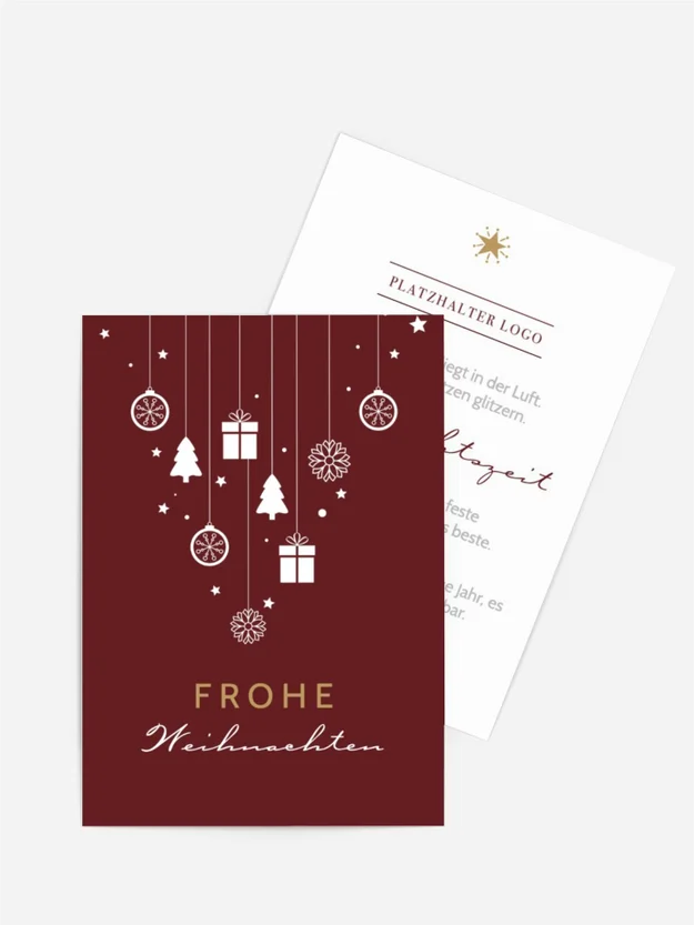 Grußkarte Weihnachten Spielzeug