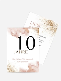 Jubiläumskarten Beiger Nebel