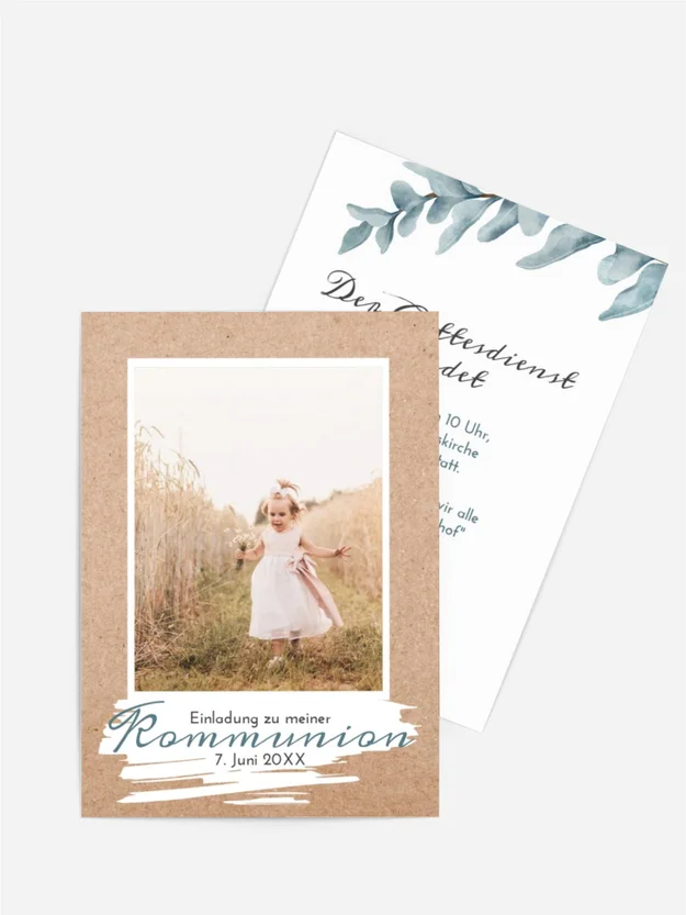 Einladungskarte Kommunion