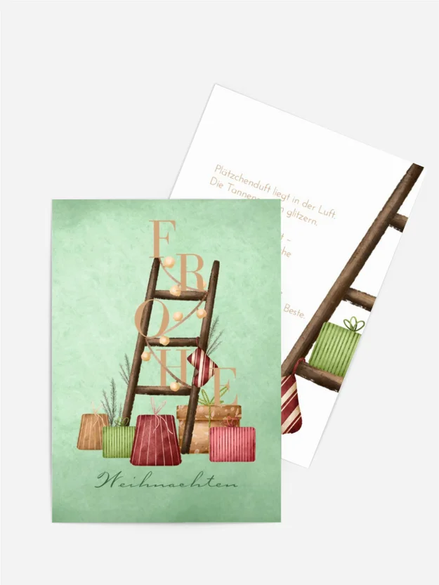 Weihnachtstrittleiter