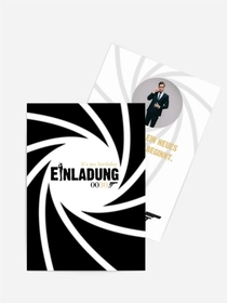 Geburtstagseinladung Geheimagent