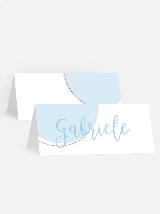 Tischkarte Geburtstag Party Circle